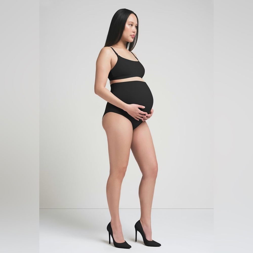 SKIMS Fits Everybody Maternity Nursing Bralette - BNWT - Onyx - Size XS